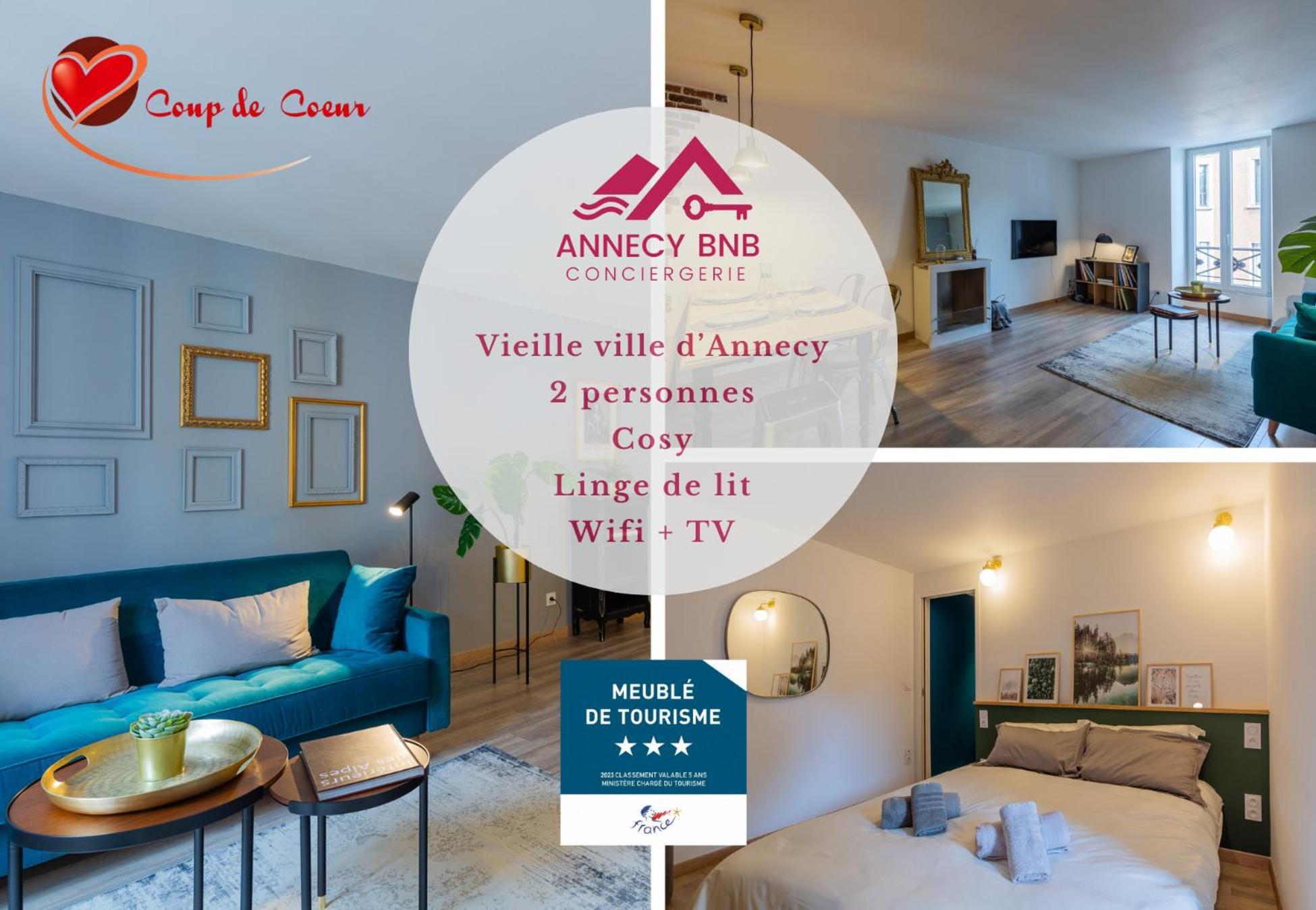 Les Cordeliers: 2 Pers, Cosy & Coeur Vieille Ville Annecy Exterior foto